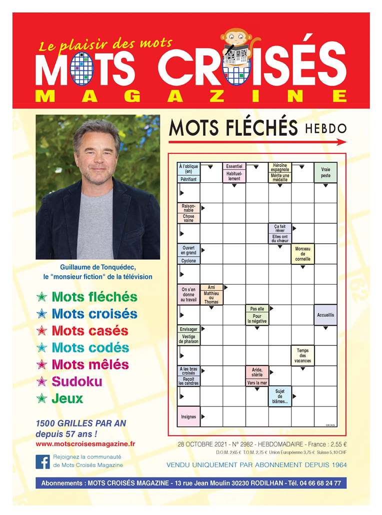 Abonnement Mots Crois S Magazine Intermagazines